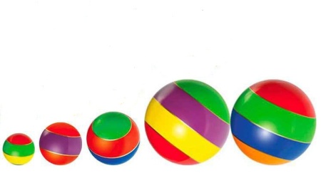 Купить Мячи резиновые (комплект из 5 мячей различного диаметра) в Зиме 